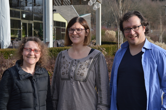 Neu gewählter Landesvorstand Saarland (von links: Dr. Christiane Seitz, Annika Gebhard, Dr. Patrick Gebhard)